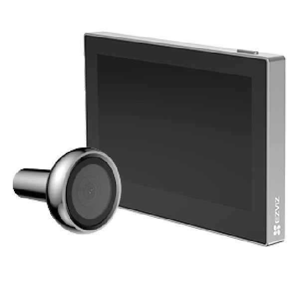 SPIONCINO SMART EZVIZ CS-HP2 2MP SILVER DISPLAY 4.3" WIFI TWO WAY TALK PIR H265