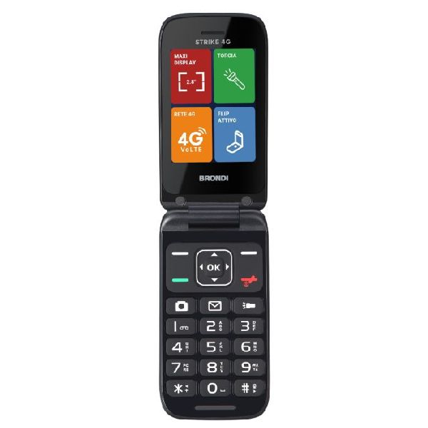 CELLULARE BRONDI STRIKE 4G LIGHT GREY